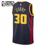 Golden State Warriors Trikot Stephen Curry Nike 2024-25 City Edition Navy Swingman - Kinder